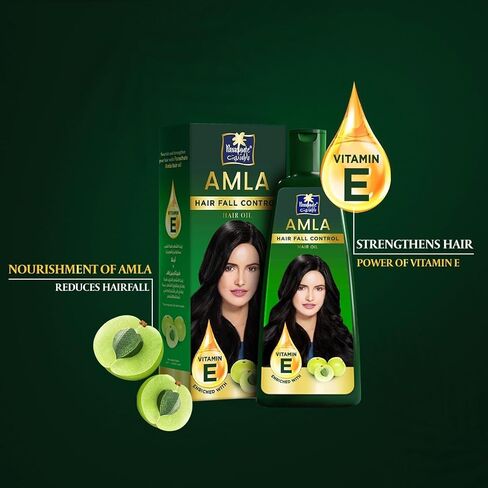 Parachute Advansed Amla (Gooseberry) Hair Oil with Coconut & Almond |Reduces Hairfall & Promotes Hair Growth|For Silky, Shiny, Non Frizzy Hair| Combats Dandruff & Hair Greying| 10.1 Fl.oz. in Kuwait