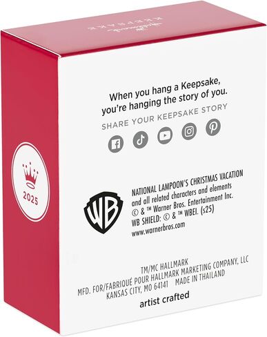 Hallmark Hallmark 1.25 "Mini Christmas Ornament 2025 ، National Lampoon's Christmas Vacation Clard in Saudi Arabia