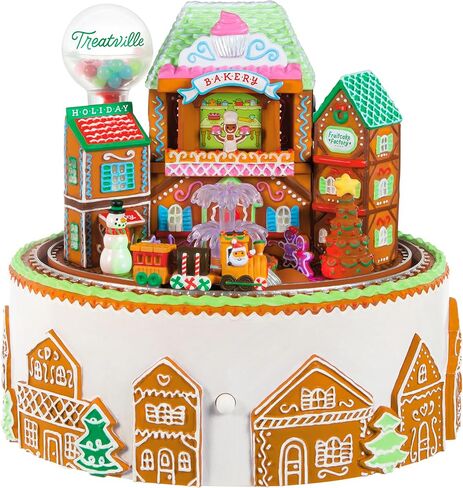 Hallmark Themsake Christmas Ornament 2025 ، Mekandake Village Musical مع الضوء والحركة in Saudi Arabia