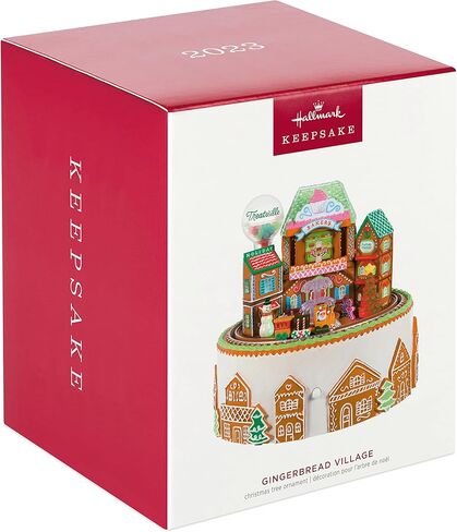 Hallmark Themsake Christmas Ornament 2025 ، Mekandake Village Musical مع الضوء والحركة in Saudi Arabia