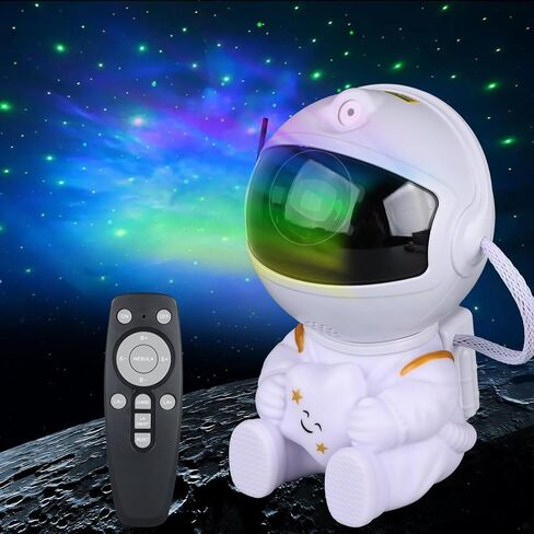 Astronaut Star Projector, Star Projector Galaxy Light for Kids，8 Modes Remote and 270° Adjustable Led Lights for Bedroom, Girls Room Decoration, Home Theater, Ceiling, Timer(Original Black) in Kuwait