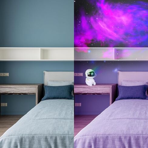 Astronaut Star Projector, Star Projector Galaxy Light for Kids，8 Modes Remote and 270° Adjustable Led Lights for Bedroom, Girls Room Decoration, Home Theater, Ceiling, Timer(Original Black) in Kuwait