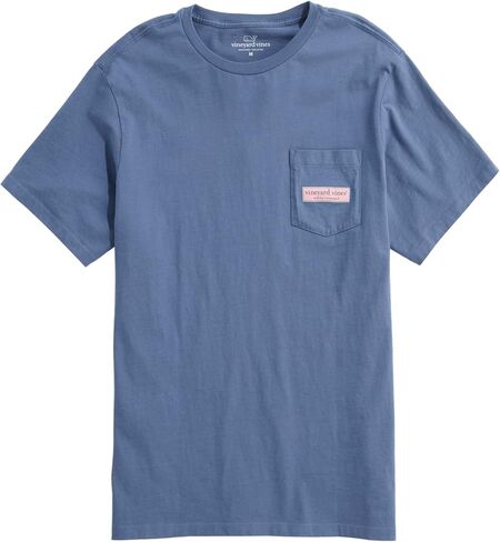 vineyard vines Men's Classic Logo Box Short-Sleeve Pocket Tee in Saudi Arabia