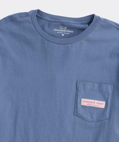 vineyard vines Men's Classic Logo Box Short-Sleeve Pocket Tee in Saudi Arabia