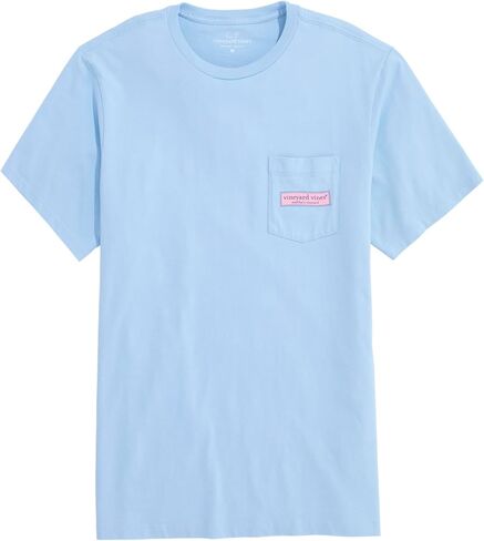 vineyard vines Men's Classic Logo Box Short-Sleeve Pocket Tee in Saudi Arabia