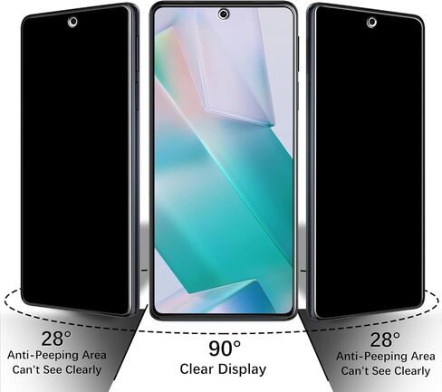 واقي شاشة HPTech (عبوة من قطعتين) لهاتف Motorola Moto Edge Plus 2022 من الزجاج المقسى، مضاد للخدش، خالٍ من الفقاعات، صديق للحافظة in Kuwait