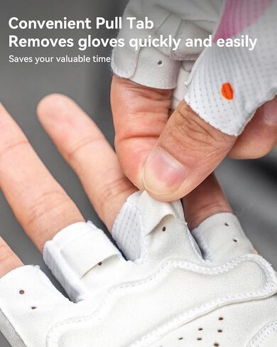 ROCKBROS Cycling Gloves for Women Cycling Fingerless Mountain Bike Gloves Sun Gloves Breathable, Shock-Absorbing, Non-Slip in Saudi Arabia