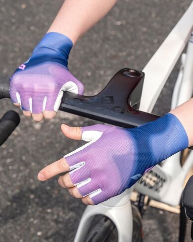 ROCKBROS Cycling Gloves for Women Cycling Fingerless Mountain Bike Gloves Sun Gloves Breathable, Shock-Absorbing, Non-Slip in Saudi Arabia