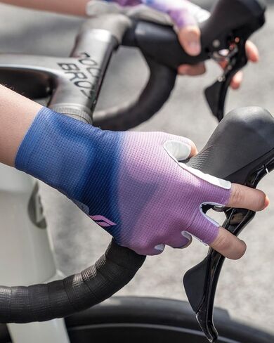 ROCKBROS Cycling Gloves for Women Cycling Fingerless Mountain Bike Gloves Sun Gloves Breathable, Shock-Absorbing, Non-Slip in Saudi Arabia