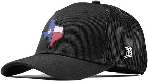 الفواتير ذات العلامات التجارية Texas 28 PVC Curved Curved Server ، خفيفة الوزن ، قبعة بيسبول مريحة in Kuwait