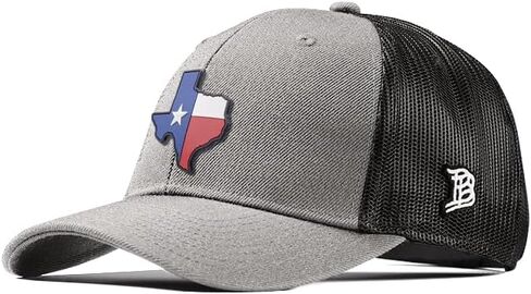 الفواتير ذات العلامات التجارية Texas 28 PVC Curved Curved Server ، خفيفة الوزن ، قبعة بيسبول مريحة in Kuwait