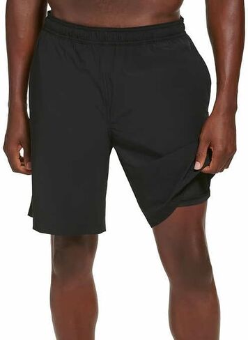 Kirkland Signature Men's Swim shorts with Comfort Weistband and Liner | أسود ، متوسط in Saudi Arabia