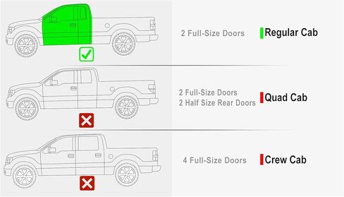 APS تشغيل لوحات (NERF BARS الجانبية خطوة الخطوة) متوافقة مع فورد F150 2004-2008 CAB العادية (استبعاد 04 التراث) (مسحوق الأسود الفولاذ المقاوم للصدأ مطلي 6 بوصات) in Saudi Arabia