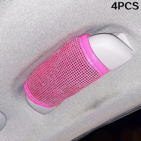 4 Pcs Bling Bling Auto Safety Door Handle Cover, Luster Crystal Car Protective Handle Cover Diamond Car Decor Accessories for Women (Blue-4pcs) in Kuwait