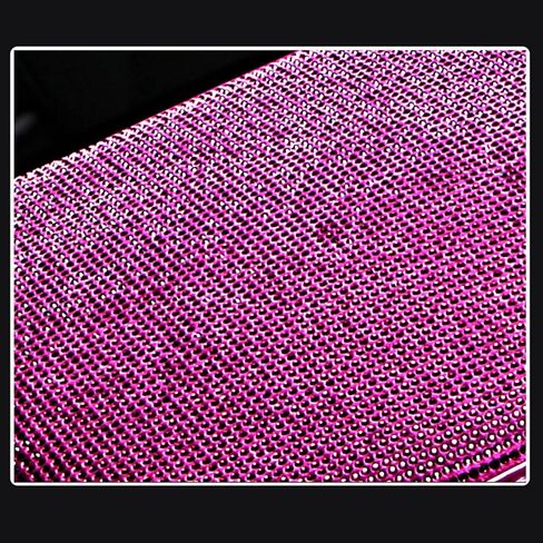 4 Pcs Bling Bling Auto Safety Door Handle Cover, Luster Crystal Car Protective Handle Cover Diamond Car Decor Accessories for Women (Blue-4pcs) in Kuwait