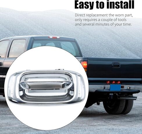 15228541 مقبض خلفيات من الكروم والحل ، بديل لـ Chevy Silverado 1500 2500 3500 ، استبدال GMC Sierra 1500 2500 3500 1999-2007 ، 15997911 15228539 ، استبدال 15228540 in Saudi Arabia