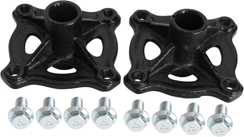 2pcs 23 Tooth Spline 4 Stud Wheel Rim Hub Rear Axle Hub Assembly for 110cc 125cc 150cc 200cc ATV Quad Bike Dune Buggy Go Kart Golf Cart Taotao in Saudi Arabia