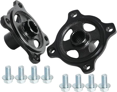 2pcs 23 Tooth Spline 4 Stud Wheel Rim Hub Rear Axle Hub Assembly for 110cc 125cc 150cc 200cc ATV Quad Bike Dune Buggy Go Kart Golf Cart Taotao in Saudi Arabia