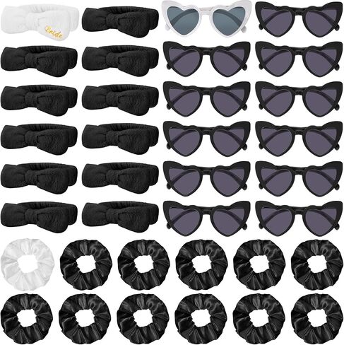 Geiserairailie 36 PCS Placelorette Party Accessories 12 Bride Spa Beadbands 12 وصيفات الشرف العلاقات 12 عازبة النظارات الشمسية وصيفات الشرف. in Saudi Arabia