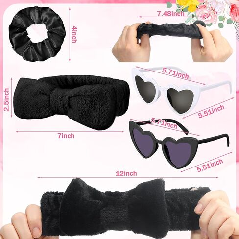 Geiserairailie 36 PCS Placelorette Party Accessories 12 Bride Spa Beadbands 12 وصيفات الشرف العلاقات 12 عازبة النظارات الشمسية وصيفات الشرف. in Saudi Arabia