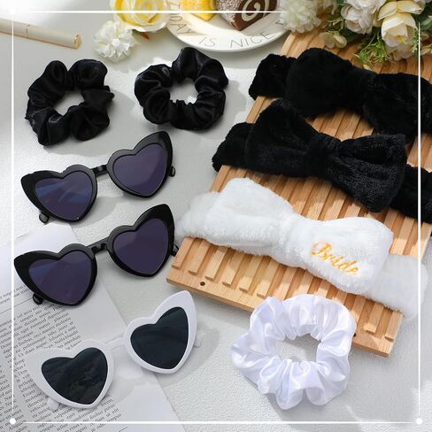 Geiserairailie 36 PCS Placelorette Party Accessories 12 Bride Spa Beadbands 12 وصيفات الشرف العلاقات 12 عازبة النظارات الشمسية وصيفات الشرف. in Saudi Arabia