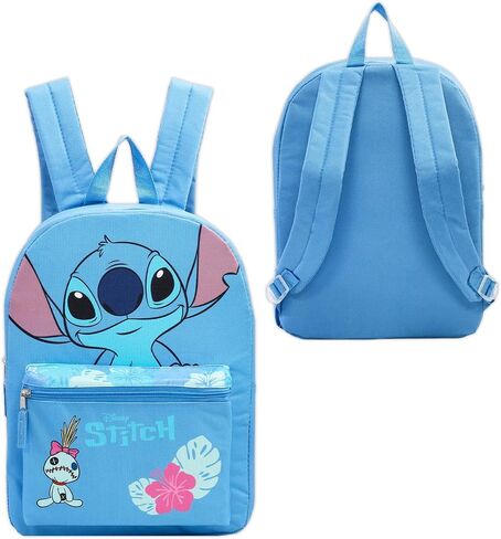 مجموعة حقيبة ظهر Disney Stitch - حزمة مع حقيبة مدرسية 16 "وزجاجة ماء وملصقات وأكثر in Saudi Arabia