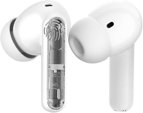 Wireless Earbuds P1 PRO with Translucent Style, Bluetooth Headphones with Clear Call Mics, IPX7 Waterproof Ear Buds Deep Bass, 30H Compatible for Phone Android TV Laptop in Saudi Arabia