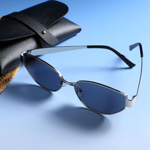 YOGFIT Trendy Polarized Sunglasses for Women Men, Retro Oval Shape UV400 protection sunglasses in Kuwait