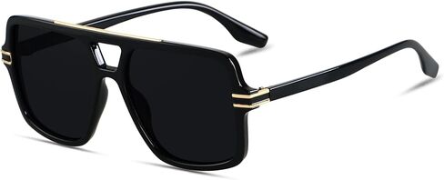 نظارة شمسية مربعة مربعة متضخمة من Lyzoit نسائي استقطاب أعداد كبيرة من أشعة الشمس المستطيل in Kuwait