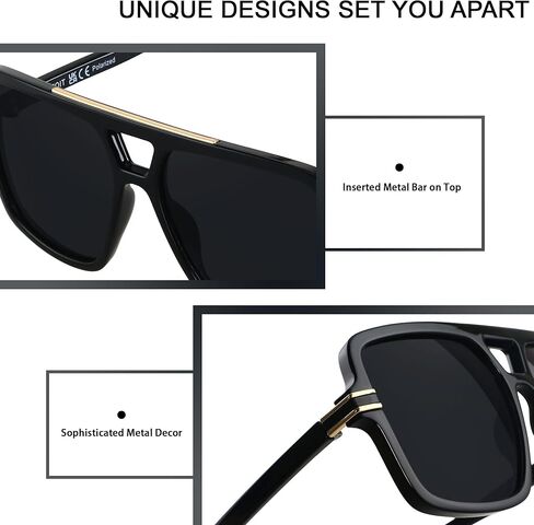 نظارة شمسية مربعة مربعة متضخمة من Lyzoit نسائي استقطاب أعداد كبيرة من أشعة الشمس المستطيل in Kuwait