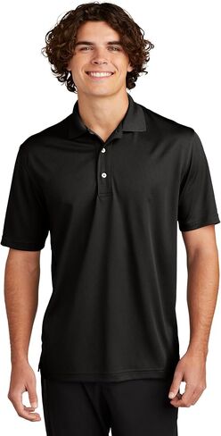 Sport-Tek® Dri-Mesh® Polo. K469 - أسود in Saudi Arabia
