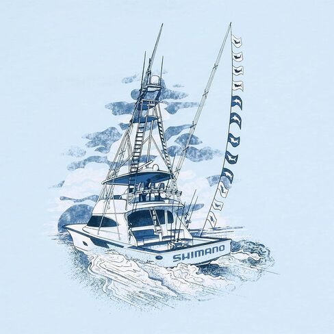 Shimano Short Sportfish Graphic Tee Mens قمصان الصيد in Kuwait