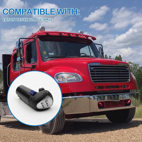 A6915 Shift Lever Knob 15 Speed Compatible with Eaton Truck 7LL 8LL 9MLL Replace 2RR711259 6C457213AA 007685001 in Kuwait