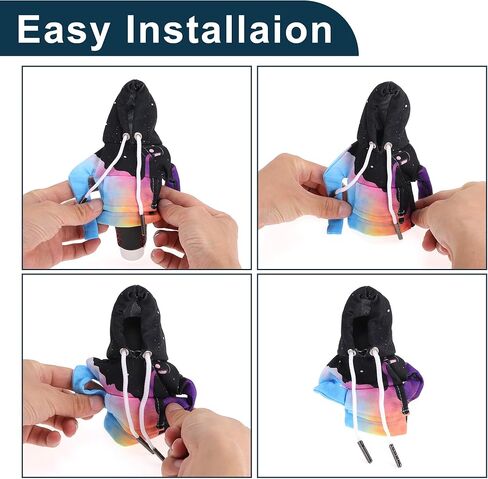 Car SUV Truck Gear Shift Knob Cover Stick Shifting Handle Protector Colorful Style Yellow,Green,Purple,Blue 1 Pc 6.69"x4.53" Polyester in Saudi Arabia