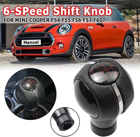 يدوي 6 سرعات سريعة ترس مانس مقبض رافعة شيفتر ليفر ل Mini Cooper F54 F55 F56 F57 F60 (Red-6Speed) in Kuwait
