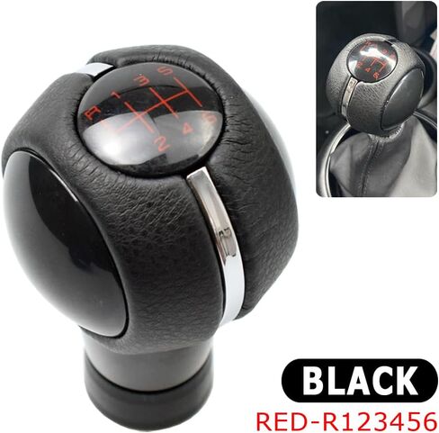 يدوي 6 سرعات سريعة ترس مانس مقبض رافعة شيفتر ليفر ل Mini Cooper F54 F55 F56 F57 F60 (Red-6Speed) in Kuwait
