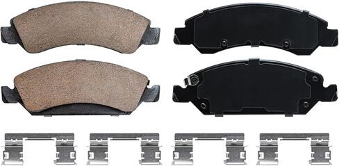 Detroit Axle - مجموعة الفرامل الأمامية لـ Chevrolet GMC Silverado Silverado Silverado Express Savana Sierra 1500 Tahoe Yukon XL Cadillac Escalade ESV Ext XTS Prake Brake Rators و Ceramic Brakes Pads in Saudi Arabia