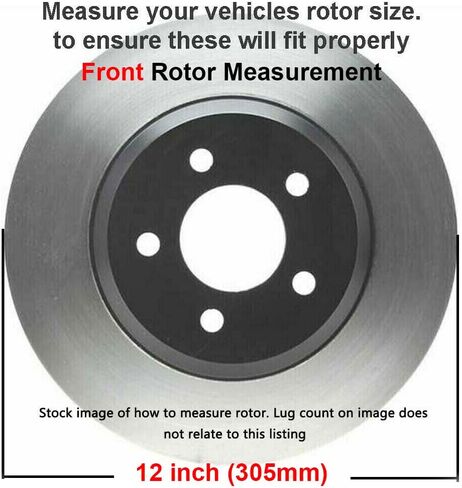 Detroit Axle - مجموعة الفرامل لـ Escalade ESV Ext Avalanche Silverado Silverado Silveruda Sierra Sierra 1500 Brake Rotors Pads Ceramic Barkes Pads: 12 '' inch strom الأمامي و 12.99 'بوصة خلفية دوار in Kuwait