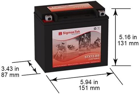 ETX12 Motorcycle Battery (Replacement) in Saudi Arabia