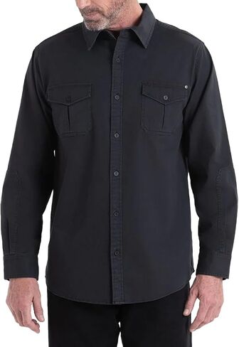 Thorogood Men's Utility Stretch Shop Long Sleeve Button Down Shirt in Saudi Arabia