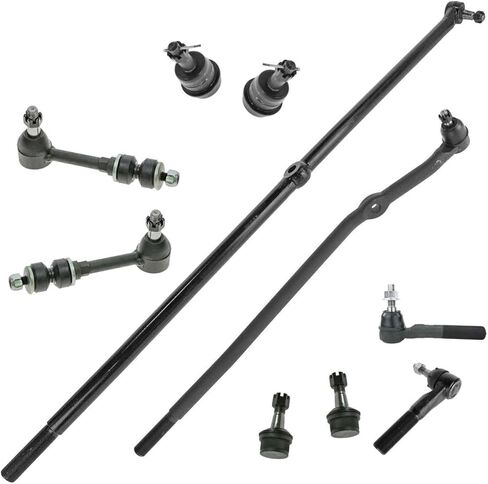 10pc kit ball tie ind end end bar left to dodge for ram 1500 3.9l/5.2l/5.9l 2000-2001 4wd sealed ، قم بإصلاح سيارتك in Saudi Arabia