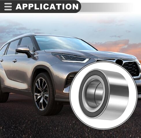 Motoforti Front Wheel Bearing ، for Ford Focus 2012-2018 ، Bearing Steel و Silver Tone in Kuwait