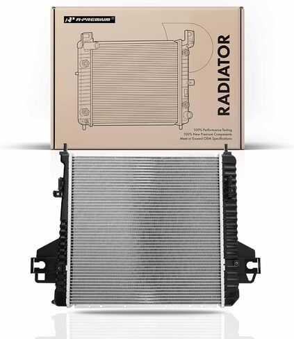 A-Premium Engine Coolant Radiator Assembly with Transmission Oil Cooler Compatible with Jeep Liberty 2002 2003 2004 2005 2006, V6 3.7L, Automatic Transmission, Replace# 52080120AB in Saudi Arabia