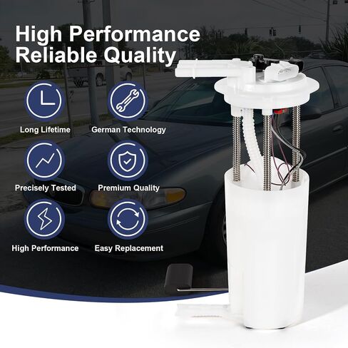 مجموعة مضخة الوقود متوافقة مع 2000-2005 Buick Century Regal Chevy Impala Monte Carlo Oldsmobile Intrigue Pontiac Grand Prix 3.1L 3.4L 3.5L 3.8L استبدال E3542M VANBOL0121 استشعار الضغط in Saudi Arabia