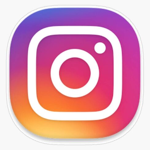 Instagram Vinyl Waterproof Sticker Decal Car Laptop Wall Window Bumper Sticker 5" in Saudi Arabia