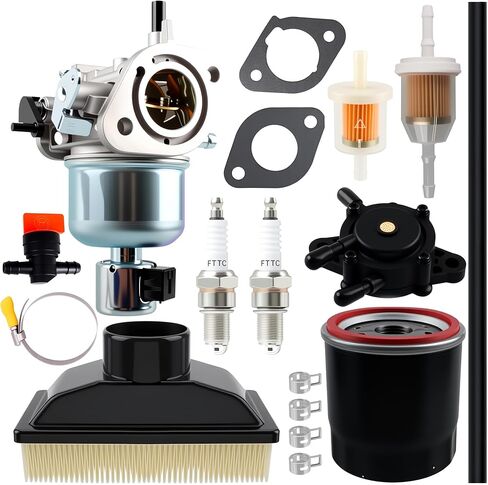 15004-0827 Carburetor for Kawasaki FS481V FH580V FS541V FR600V FS600V Engine ، يناسب John Deere X300 X300R ، استبدل 15004-0822 15004-7060 15004-7053 15003-7081 （ in Kuwait