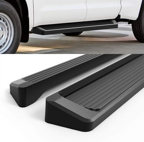 APS Black Running Boards Style Compatible with Toyota Tundra 2007-2021 Double Cab (Nerf Bars Side Steps Side Bars) in Saudi Arabia