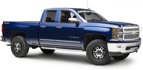 Barricade Pioneer Aluminum Running Boards Compatible for 14-18 Silverado 1500 Crew Cab in Kuwait