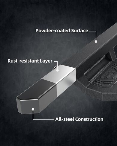 Running Boards Compatible with 2015-2024 Chevy Colorado/GMC Canyon Crew Cab Side Steps Nerf Bars for 2015 2016 2017 2018 2019 2020 2021 2022 2023 2024 Chevrolet Colorado/GMC Canyon in Kuwait