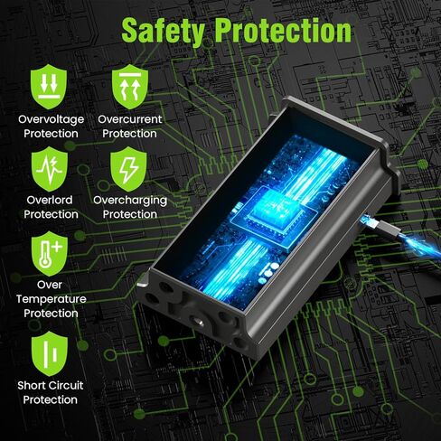 6500mAh Battery Pack Compatible with Trail Camera, Rechargeable LIT-22 Hunting Trail Camera Replacement Battery for SPYPOINT Flex-M, Flex G-36, Flex-Plus, Flex-S in Kuwait